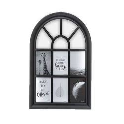 Rama foto multipla Be Happy, 6 poze format 10x15 cm, cadru ABS