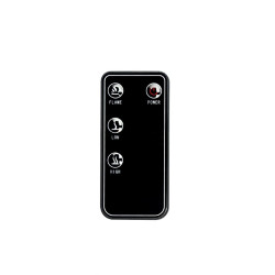 Semineu electric, efect de flacara reala, termostat, reglare telecomanda sau smartphone
