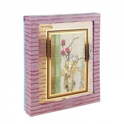 Album Gold Flowers, 80 fotografii 13x18 cm, buzunare slip-in, cutie