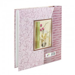 Album Gold Flowers, 80 fotografii 13x18 cm, buzunare slip-in, cutie