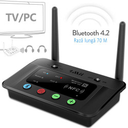Adaptor audio Receptor transmitator Bluetooth 4.2, raza lunga 70m, 1Mii B03 
