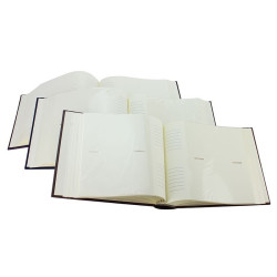 Set 3 albume foto Elegance, 10x15, 600 poze, piele eco, cutie decorativa