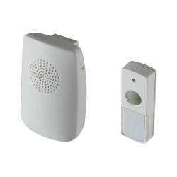 Sonerie fara fir, raza actiune 100 m, buton IP44,  frecventa  433.9 MHz 