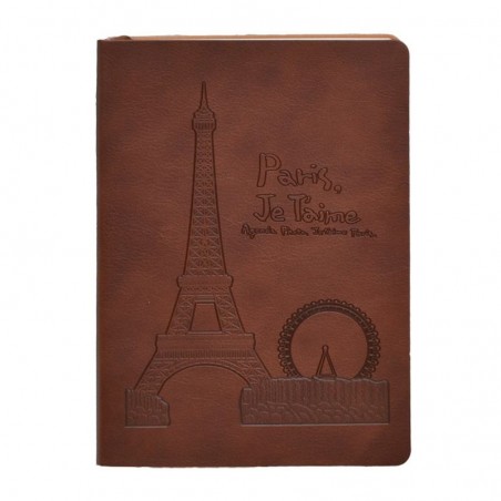 Agenda A5 notite, 100 pagini, semn de carte inclus, coperta buretata