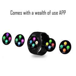 Ceas smart Bluetooth 4.0, touchscreen LCD 1.54 inch, 16 functii, Android/iOS