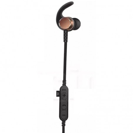 Casti stereo in-ear hands free, Bluetooth, slot TF, magnetice, pentru fitness