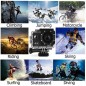 Camera video sport 4K Ultra HD, 22 fps, Wi-Fi Hotspot, LCD 2 inch, HDMI, 18 accesorii
