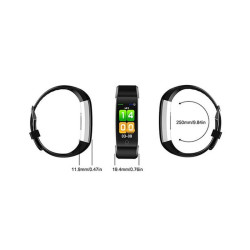 Bratara smart Bluetooth, monitorizare cardiaca, Android iOS, OLED 0.96 inch, SoVogue