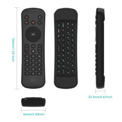 Minitastatura Wireless 3 in 1, conectare automata, compatibila Smart TV, PC