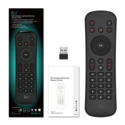 Minitastatura Wireless 3 in 1, conectare automata, compatibila Smart TV, PC