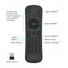 Minitastatura Wireless 3 in 1, conectare automata, compatibila Smart TV, PC