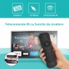 Minitastatura Wireless 3 in 1, conectare automata, compatibila Smart TV, PC