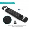 Minitastatura Wireless 3 in 1, conectare automata, compatibila Smart TV, PC
