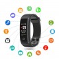 Bratara smart Bluetooth, 14 functii, alerta apel, monitorizare cardiaca, IP67, SoVogue