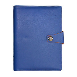 Agenda Organizer A5, 100 pagini, inchidere cu buton, coperta buretata, Nebo