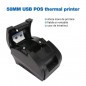 Imprimanta termica POS portabila, 58 mm, 203 DPI, USB
