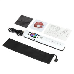 Scanner A4 color portabil, Micro SD, 32 G, rezolutie 300/600/1050 DPI, USB