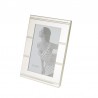 Rama foto format 10X15, metal, cu insertie striata, Resigilata