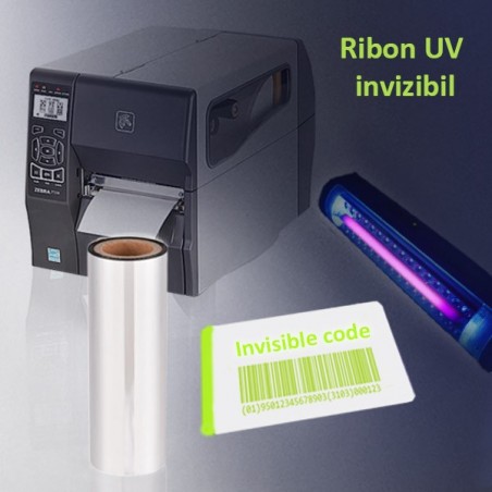 Ribon UV invizibil yellow pentru imprimante termice
