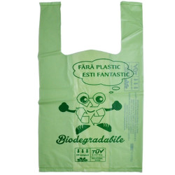 Pungi biodegradabile tip maieu, 22X40X16 cm, 2.5 kg, set 10 bucati