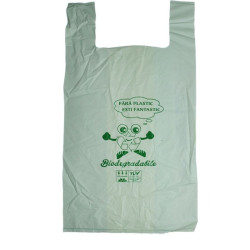 Pungi tip maieu biodegradabile, 35X65X20 cm, 10 kg, set 10 bucati