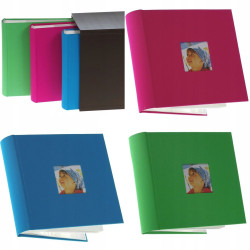 Set 3 albume foto Colors, 600 poze 10x15, slip-in, spatiu notite, cutie