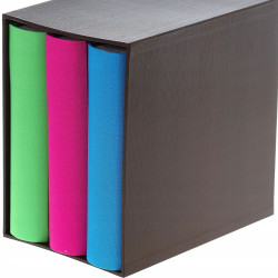 Set 3 albume foto Colors, 600 poze 10x15, slip-in, spatiu notite, cutie