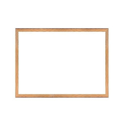 Tabla alba magnetica pentru prezentari notite, 30x40 cm, rama din lemn