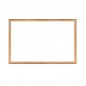 Tabla alba magnetica cu rama din lemn, 40x60 cm, fixare perete Tabla alba magnetica cu rama din lemn, 40x60 cm, fixare perete