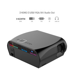 Videoproiector LED portabil, 3500 lm, telecomanda