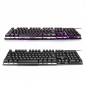 Tastatura Gaming USB, butoane multimedia, iluminata in 3 culori, Rii