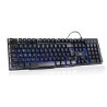 Tastatura Gaming multimedia iluminata in 3 culori, Rii 