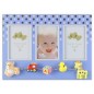 Rama foto multipla Baby Dots, 3 poze 6x8 cm, figurine, metal