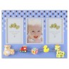 Rama foto multipla Baby Dots, 3 poze 6x8 cm, figurine, metal