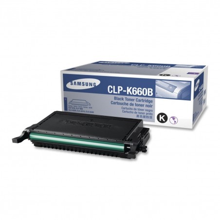 Toner CLP-K660B black original Samsung CLP-K660B
