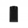 Husa Flip Premium pentru Sony Xperia Sp, piele ecologica, negru