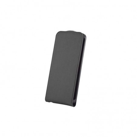 Husa Flip Premium pentru LG L7, piele ecologica, culoare negru