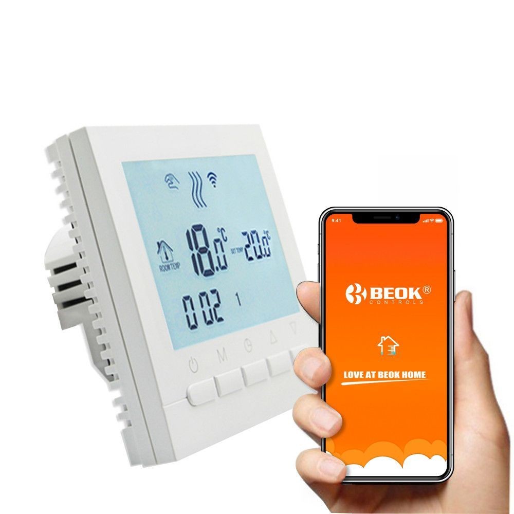 Termostat programabil WiFi, centrala termica control smartphone Android, iOS,