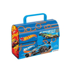 Gentuta gradinita Hot Wheels, 1 compartiment, maner ABS, Starpak