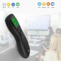 Presenter laser Wireless 200 m, afisaj ora timer, lumina verde, reincarcabil