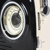 Radio portabil FM/AM, Bluetooth, USB/SD, difuzor 2.75 inch, alimentare duala, vintage