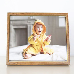 Rama foto Magic, cadru magnetic, hartie 12.7x17.8 cm, birou/perete, lemn