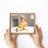 Rama foto Magic, cadru magnetic, hartie 12.7x17.8 cm, birou/perete, lemn