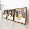 Rama foto Magic, cadru magnetic, hartie 12.7x17.8 cm, birou/perete, lemn