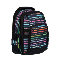 Ghiozdan compartiment laptop, Art Stripes, 46,5x33,5x25 cm, Starpak