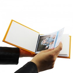 Album Fotocarte 10x15, personalizabil, hartie foto inclusa, Magic Orange