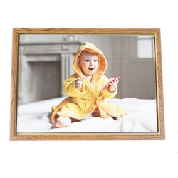 Rama foto Magic, cadru magnetic, hartie 12.7x17.8 cm, birou/perete, lemn