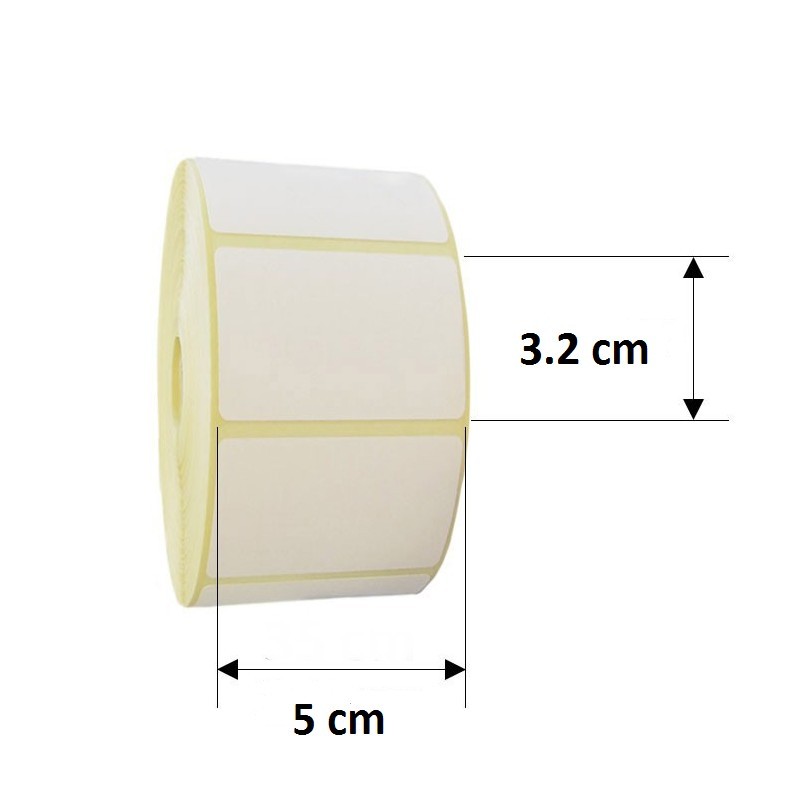 Rola etichete autoadezive termice, 50x32 mm, 1170 etichete/rola