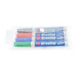 Marker tabla magnetica, varf rotund, grosime scriere 2.8 mm, set 4 culori