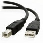 Cablu USB 2.0 imprimanta, tip A-B, lungime 2 metri, negru Cablu USB 2.0 imprimanta, tip A-B, lungime 2 metri, negru